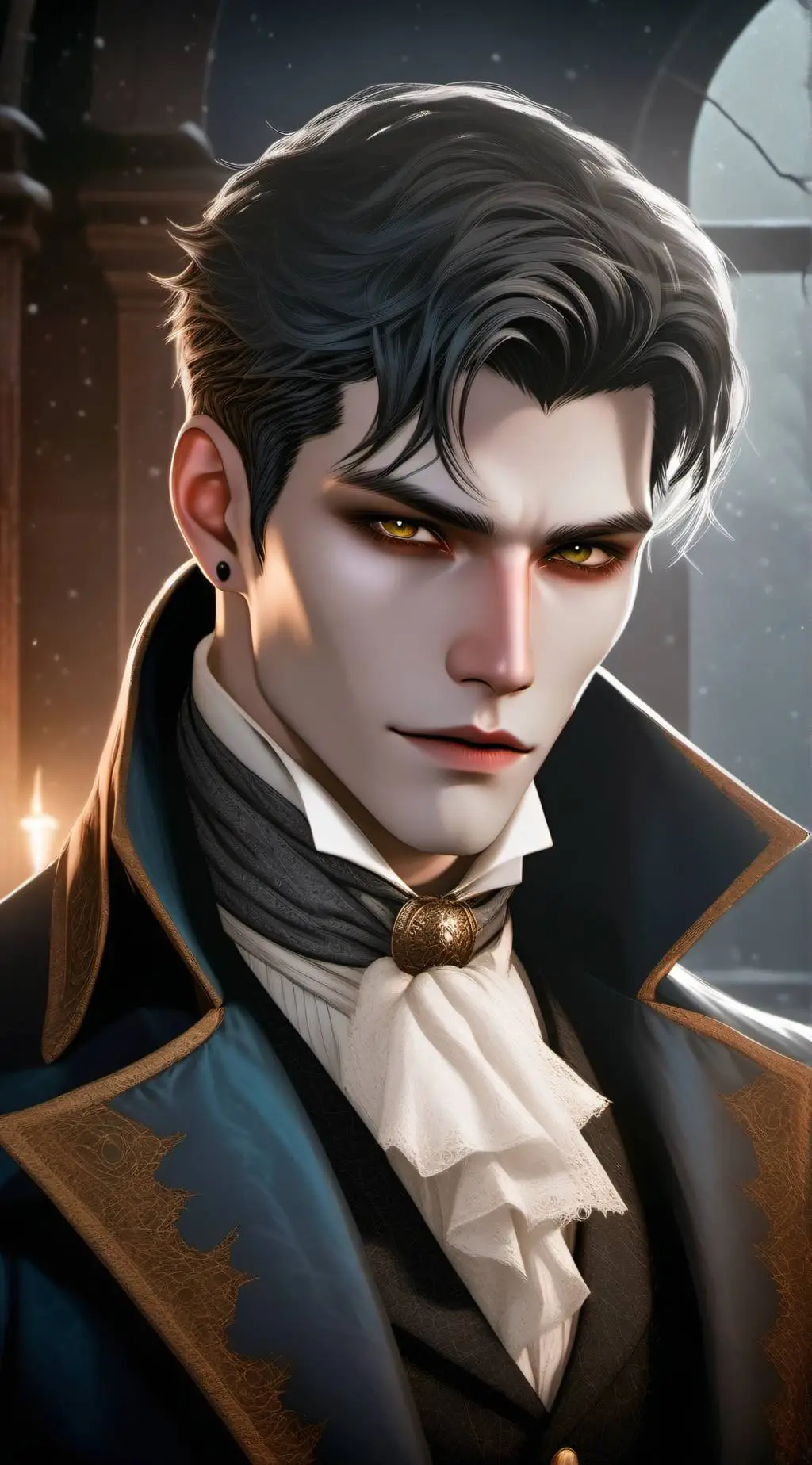 ai character: Alexander Fontaine background