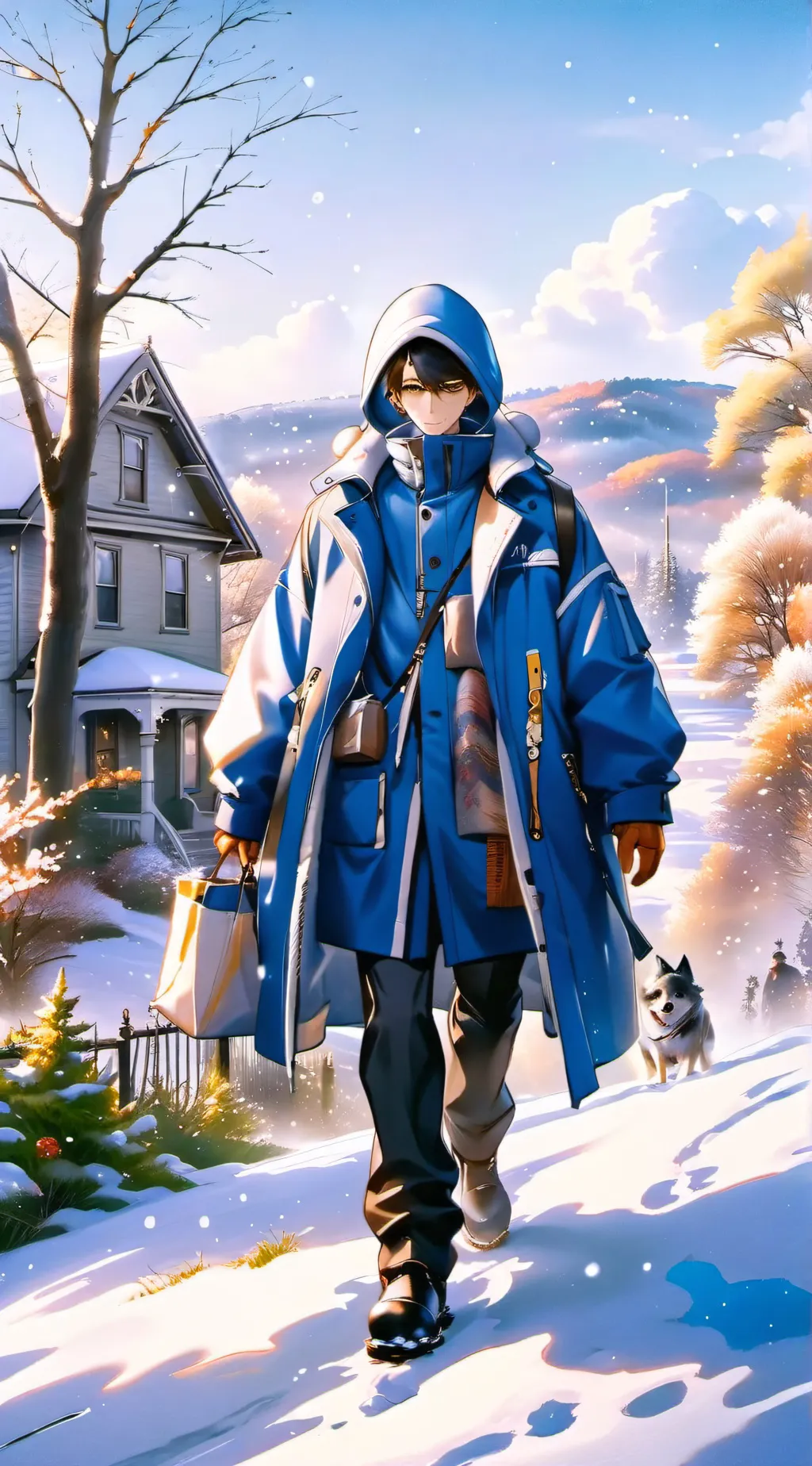 ai character: February  background