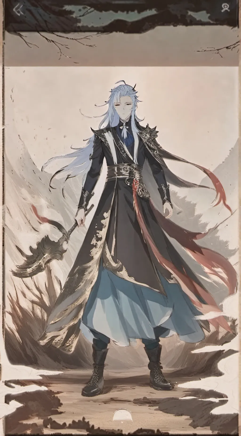 ai character: Neuvillette background