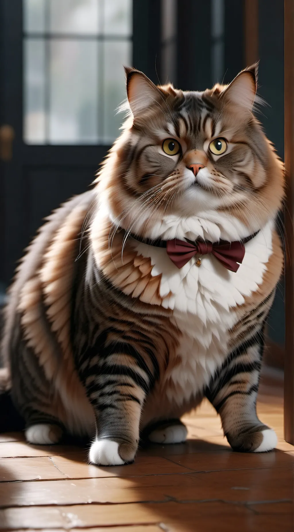 ai character: cat has a crush background