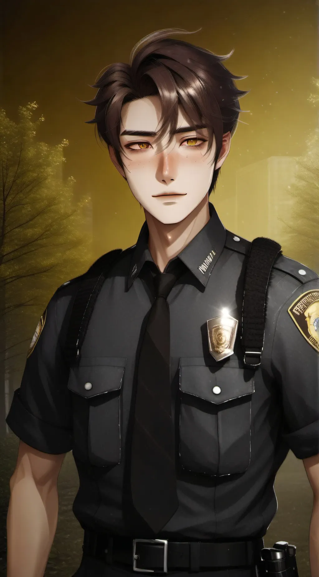 ai character: Michael Afton  background