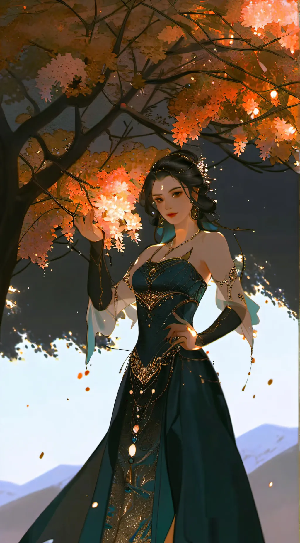 ai character: Aria background