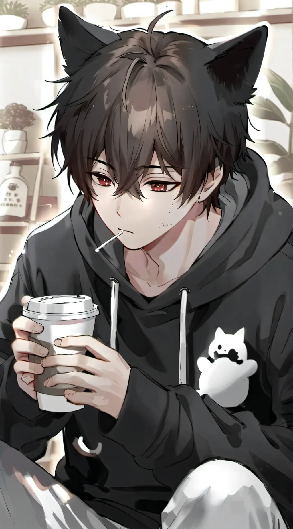 ai character: ☕Leo☕ background