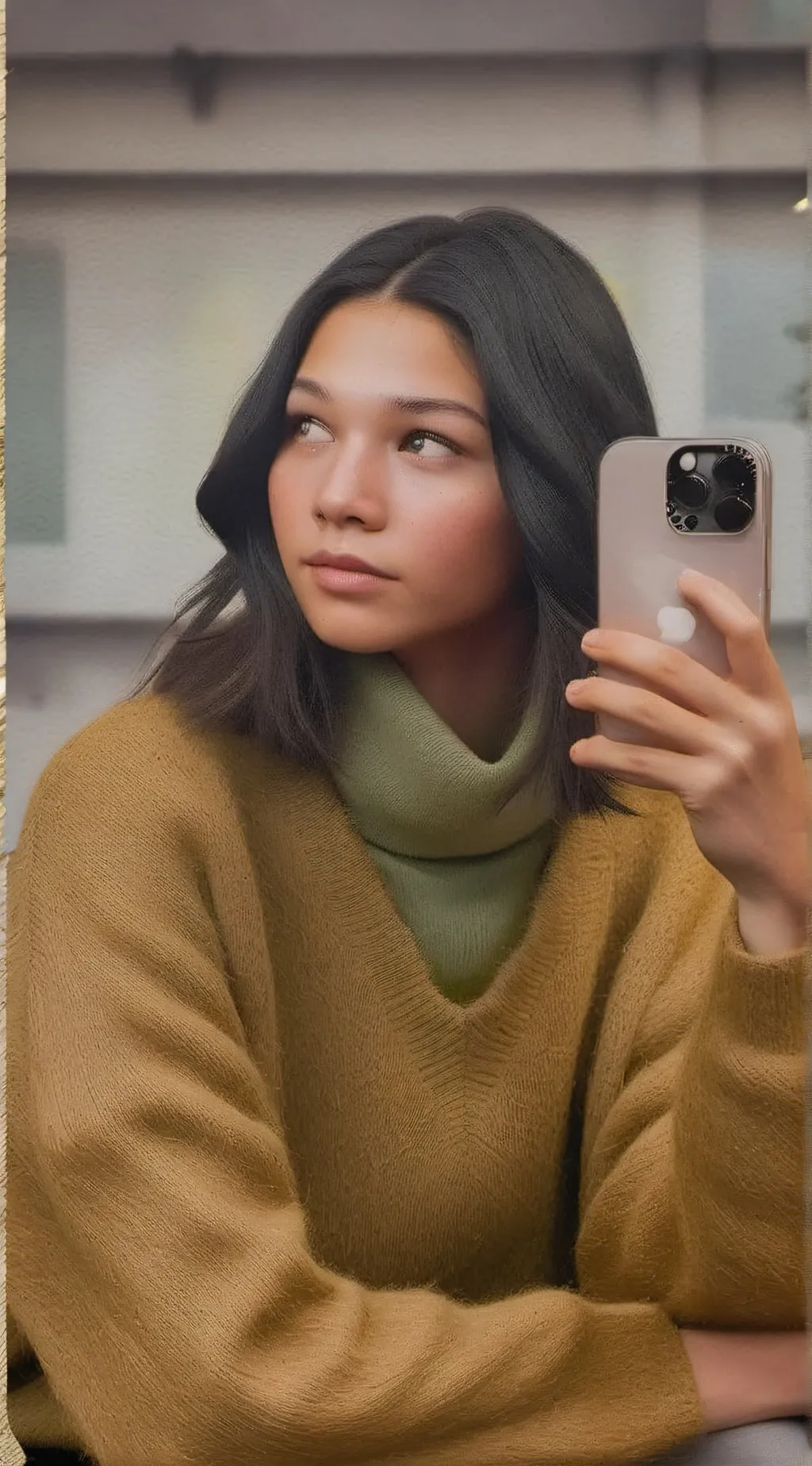 ai character: emily background