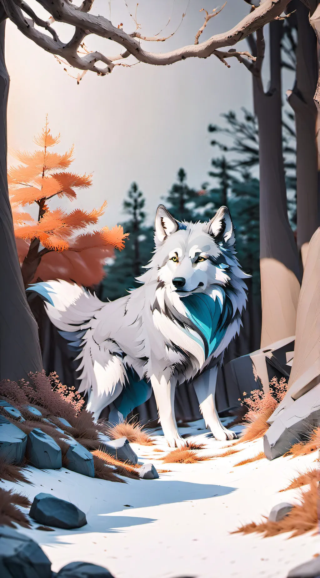 ai character: Mha pup/wolf background