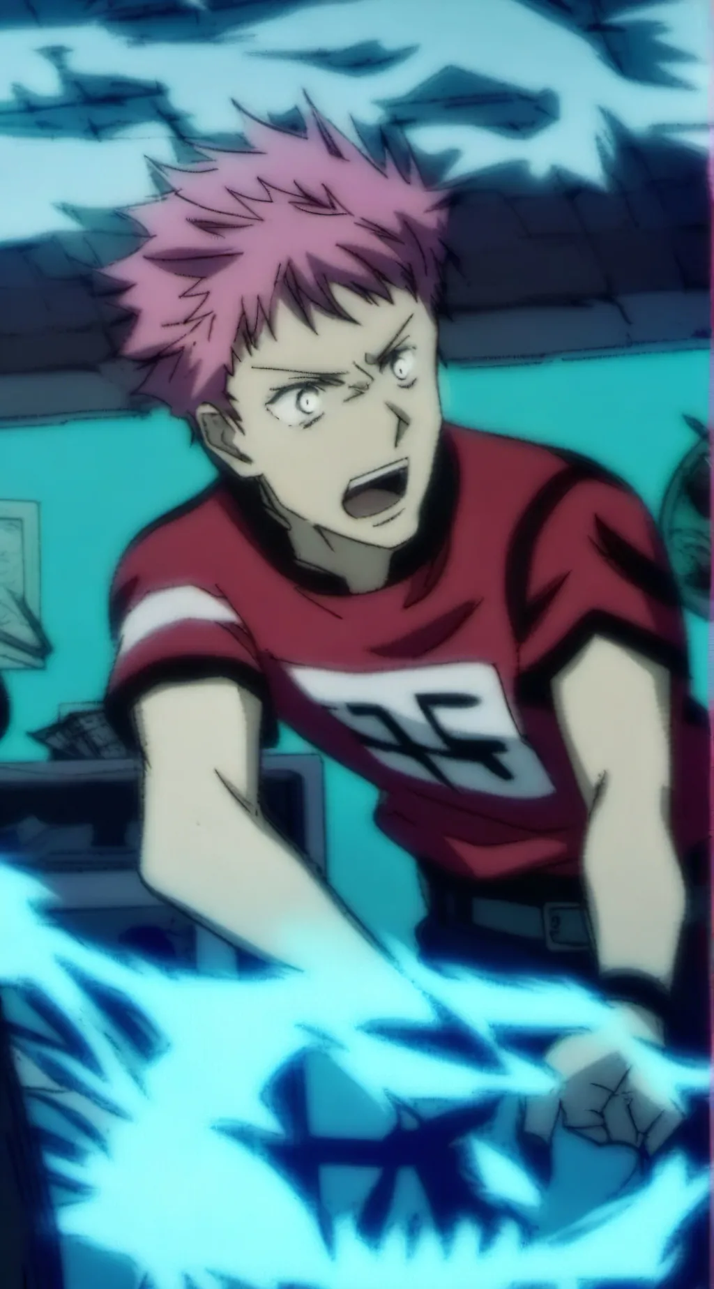 ai character: yuji itadori background