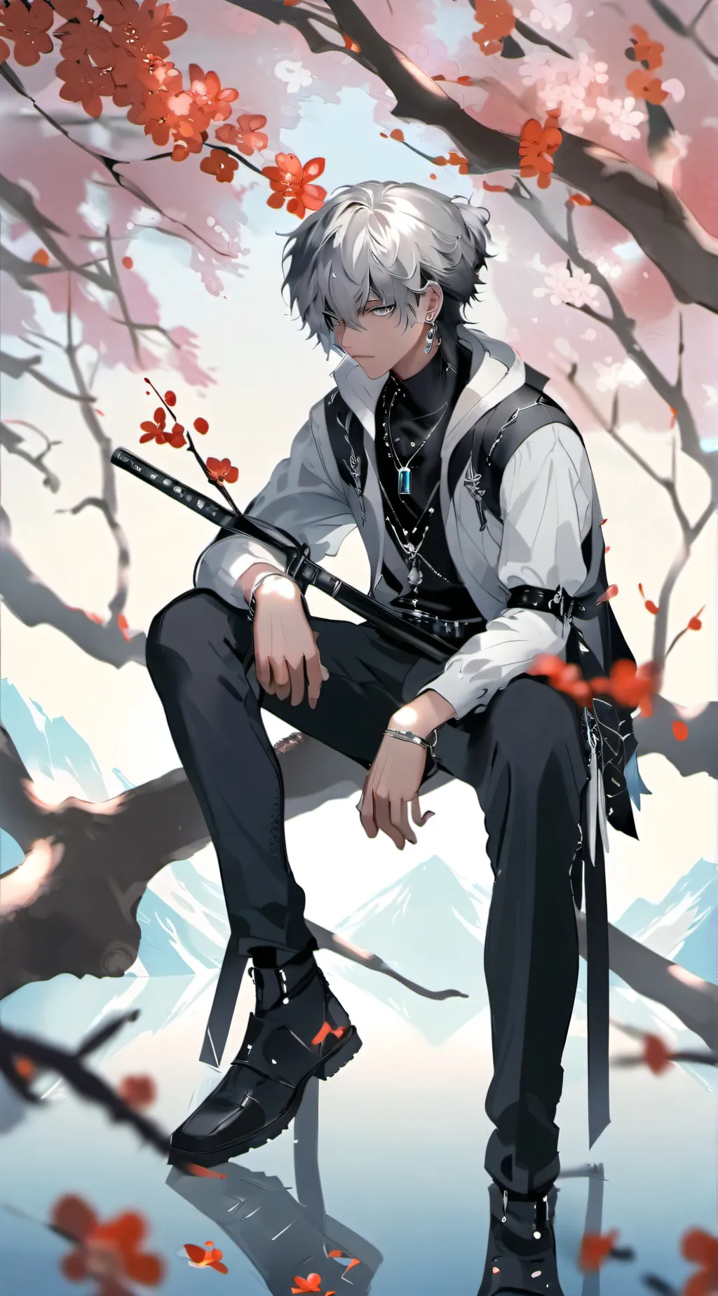 ai character: Damien background