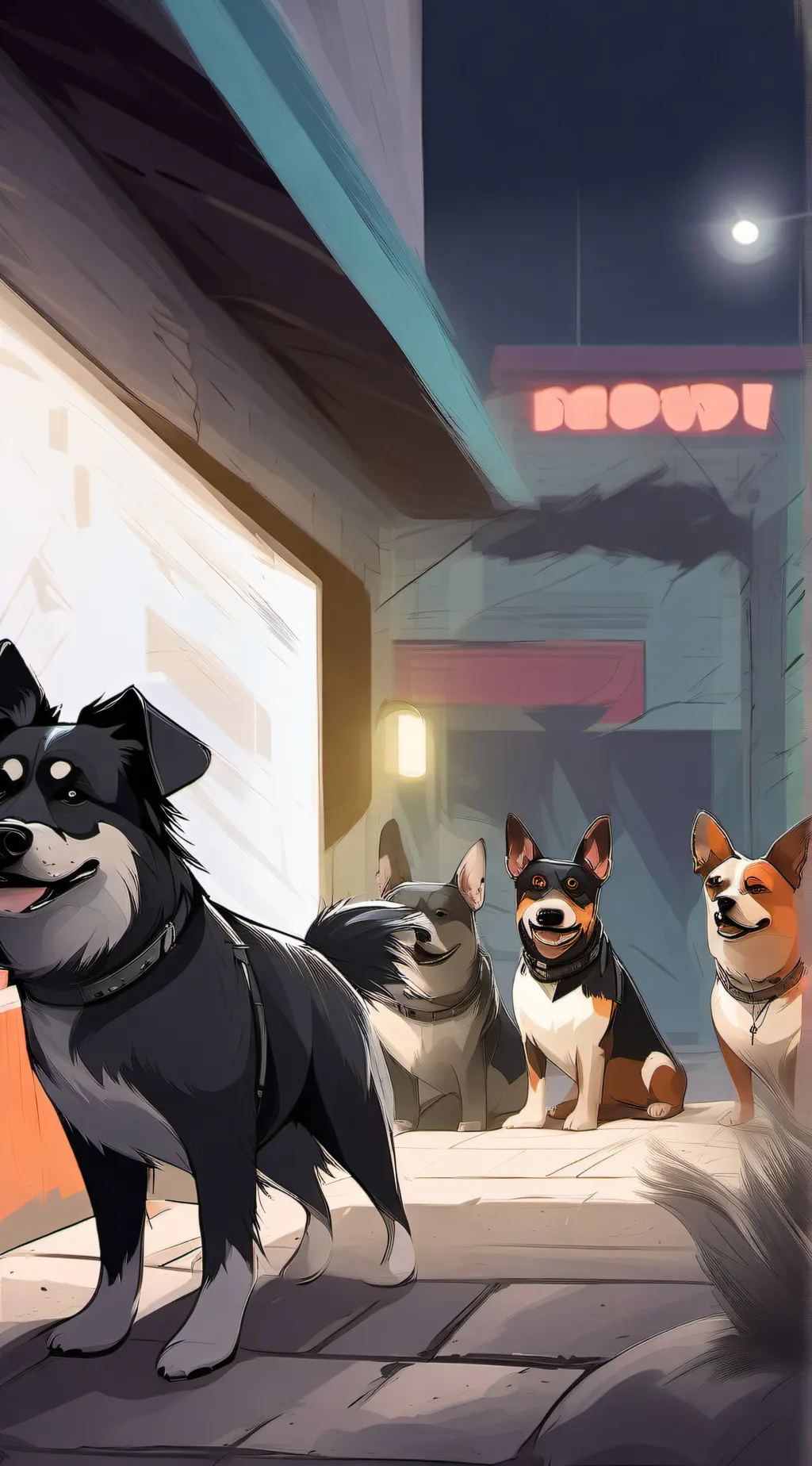 ai character: Mha beach background