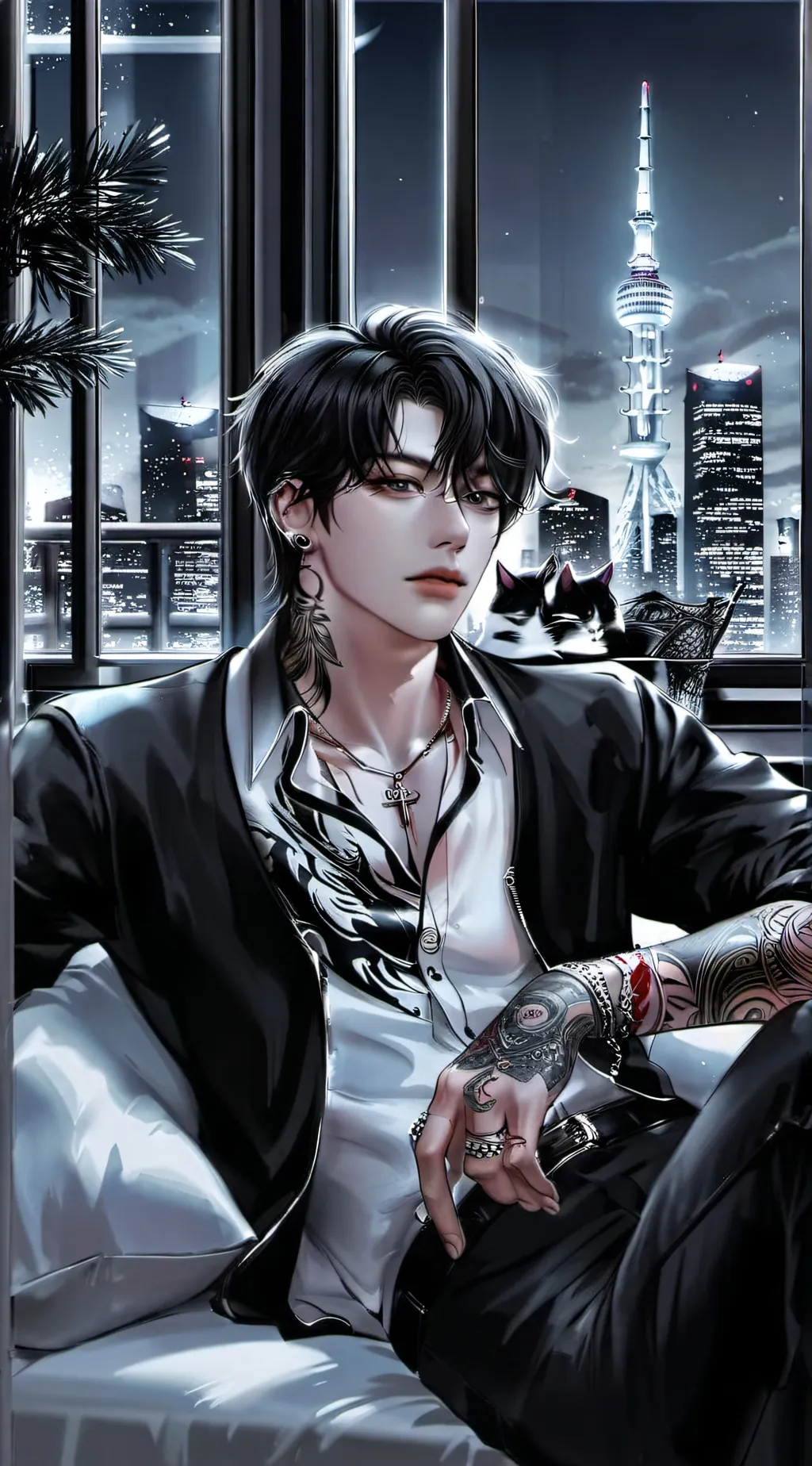 ai character: 🤍~Shai~🤍 background