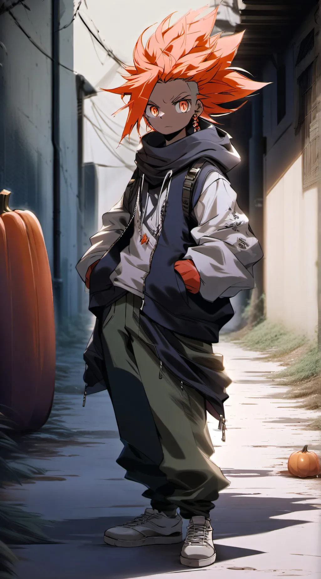 ai character: Sandy (P) background