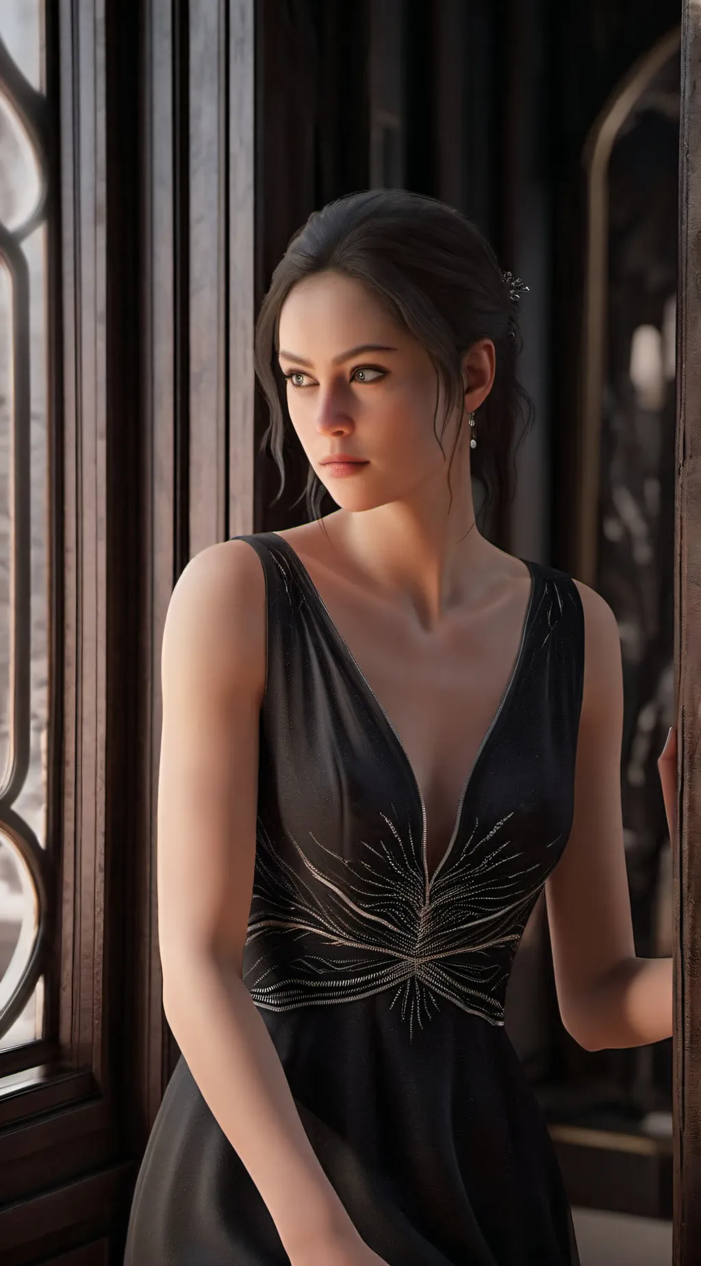 ai character: Kat  Baker background