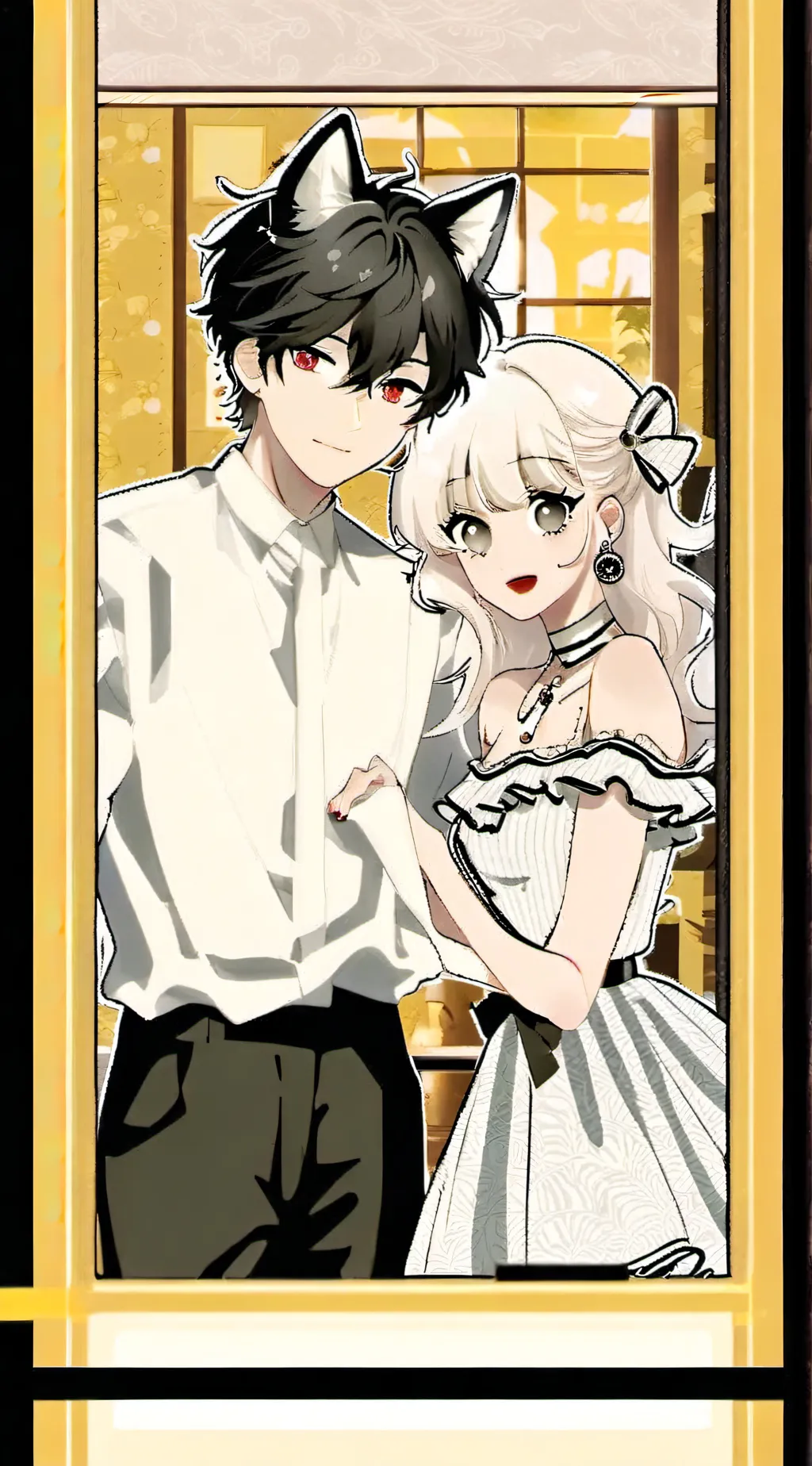 ai character: ur roommate  background