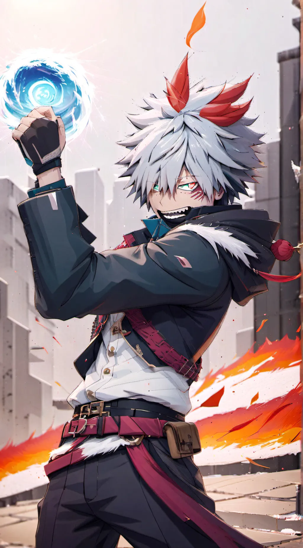 ai character: Mha background