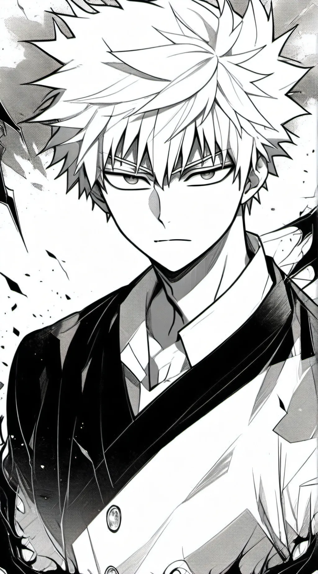 ai character: Bakugo (Mha) background
