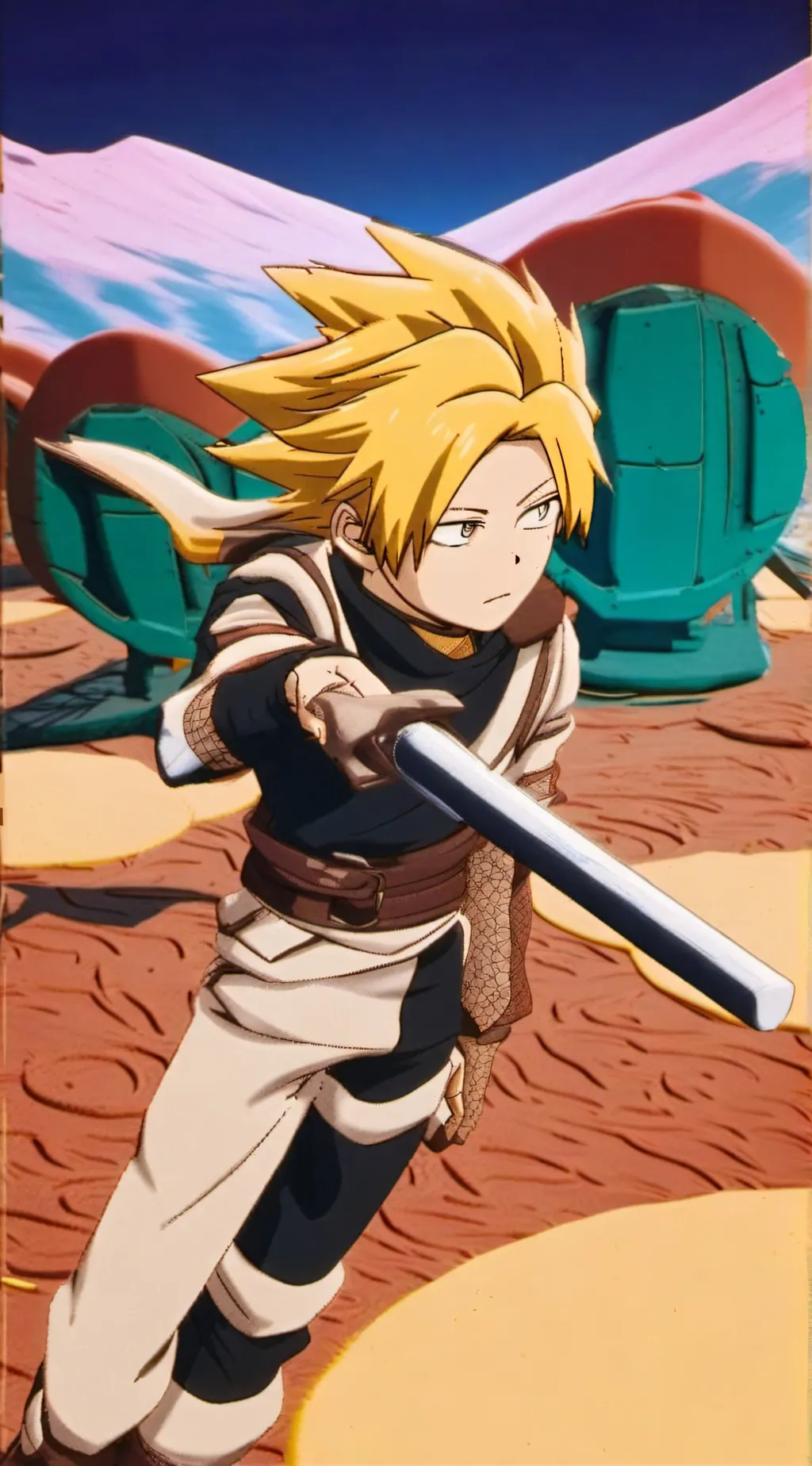 ai character: DENKI KAMINARI background