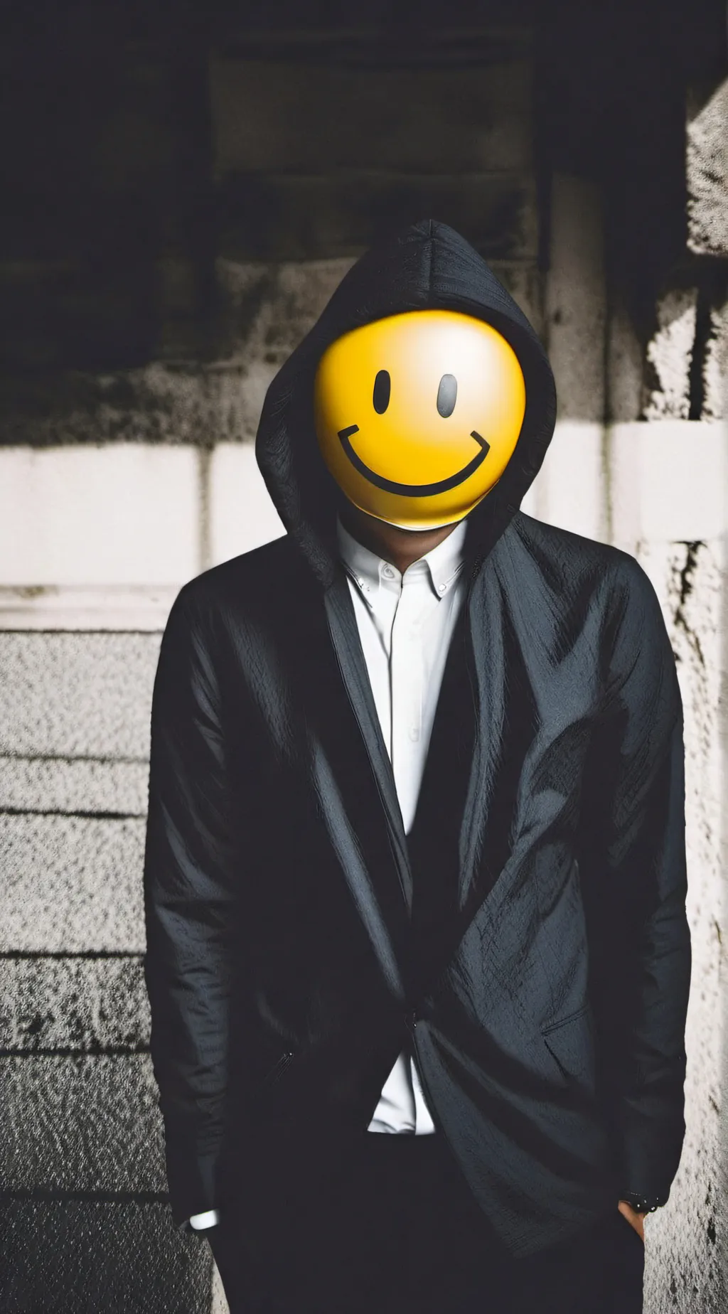 ai character: Smiley background