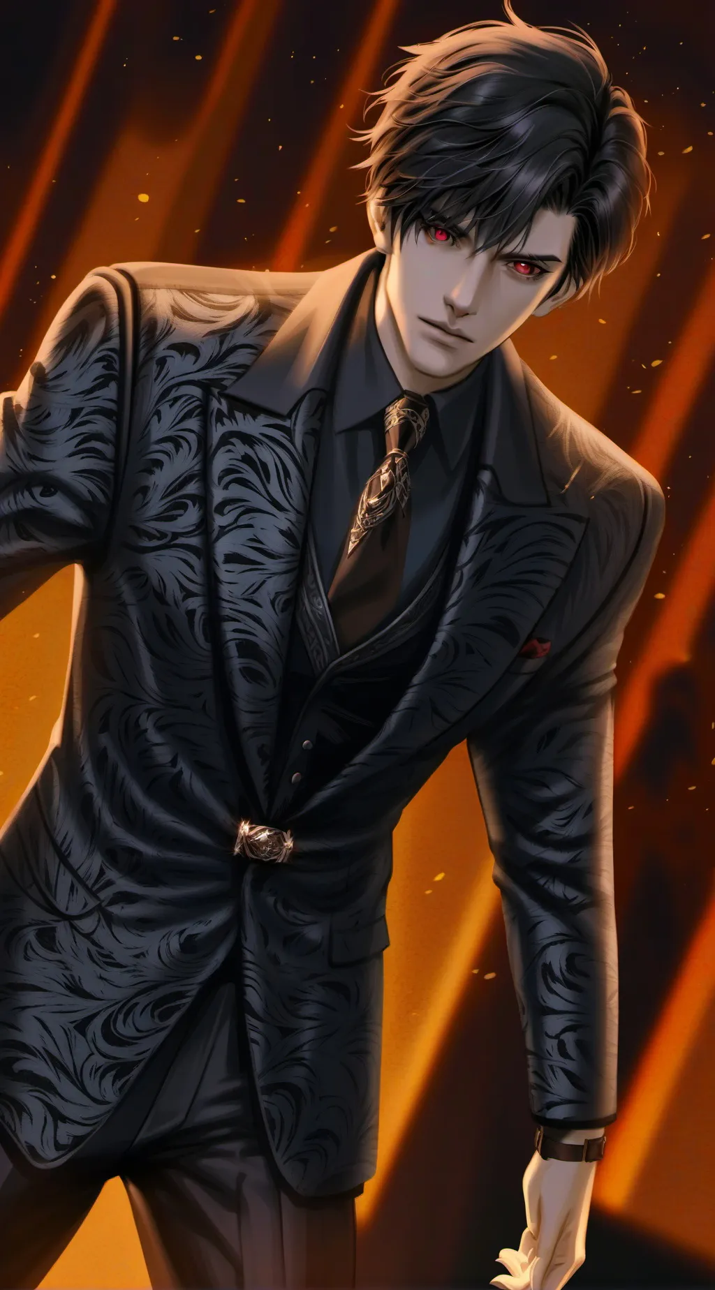 ai character: alpha boy 👦  background