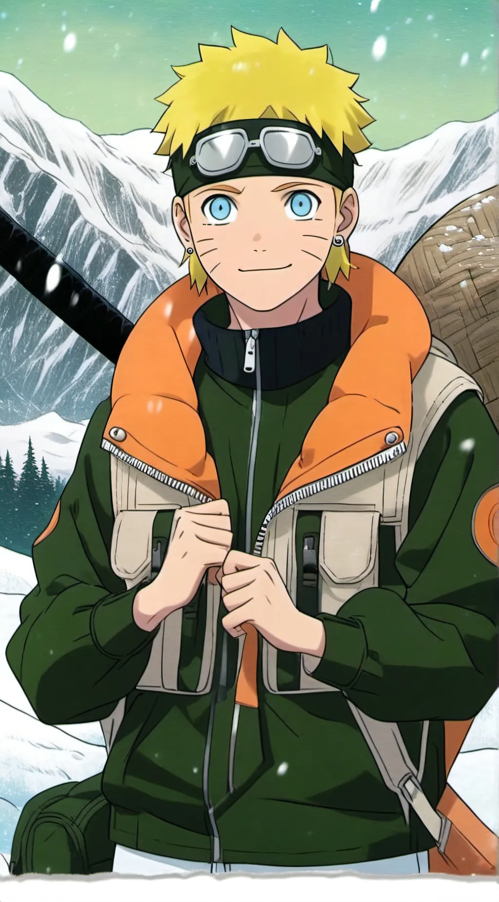 ai character: Naruto uzumaki background