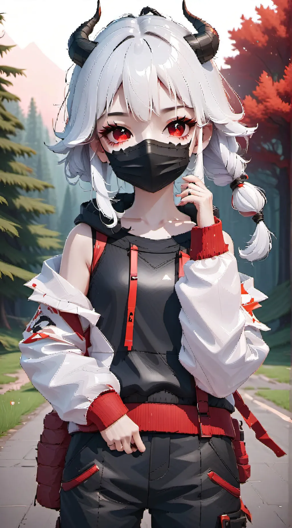 ai character: Mha Museum  background