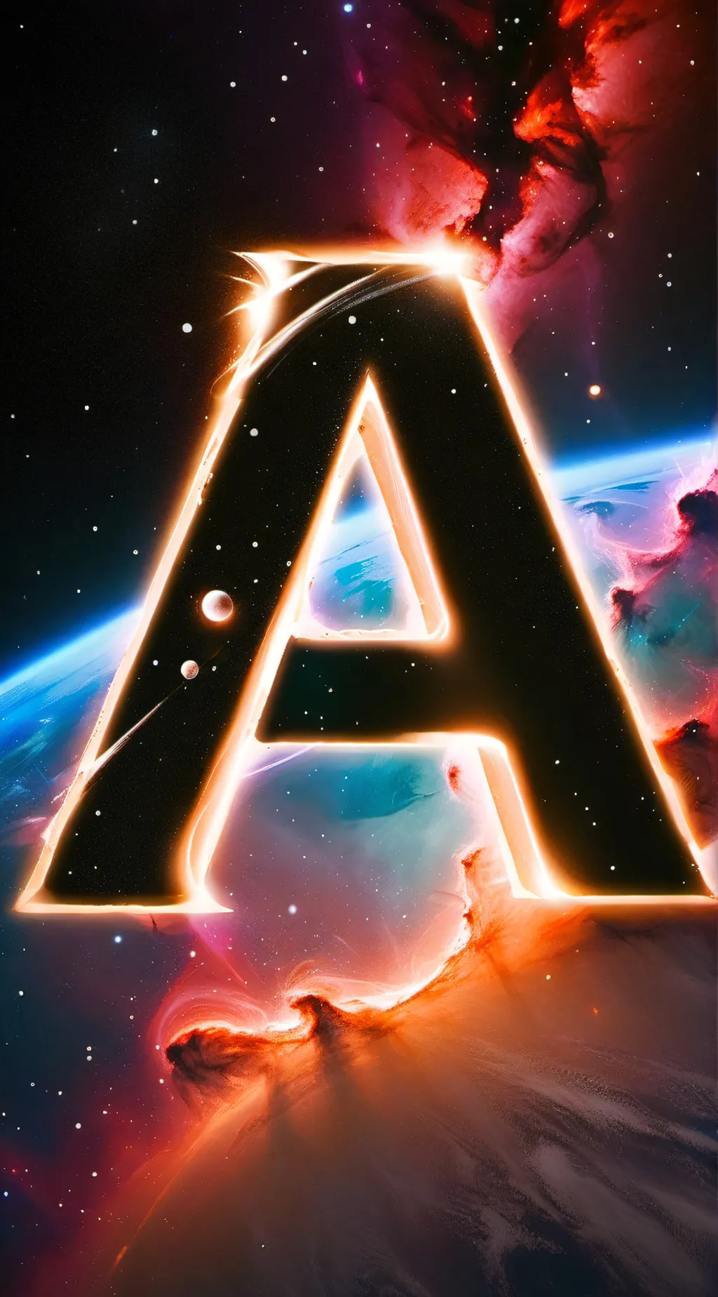 ai character: The alphabet  background