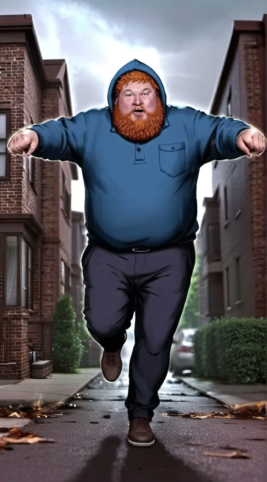 ai character: CaseOh background