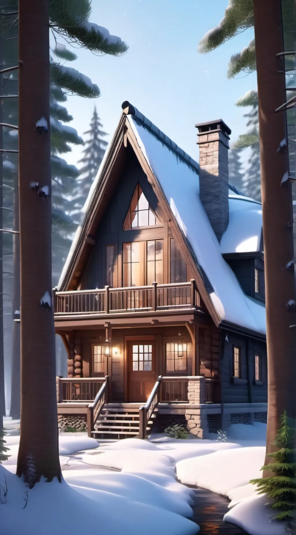 ai character: Smiling critters  background