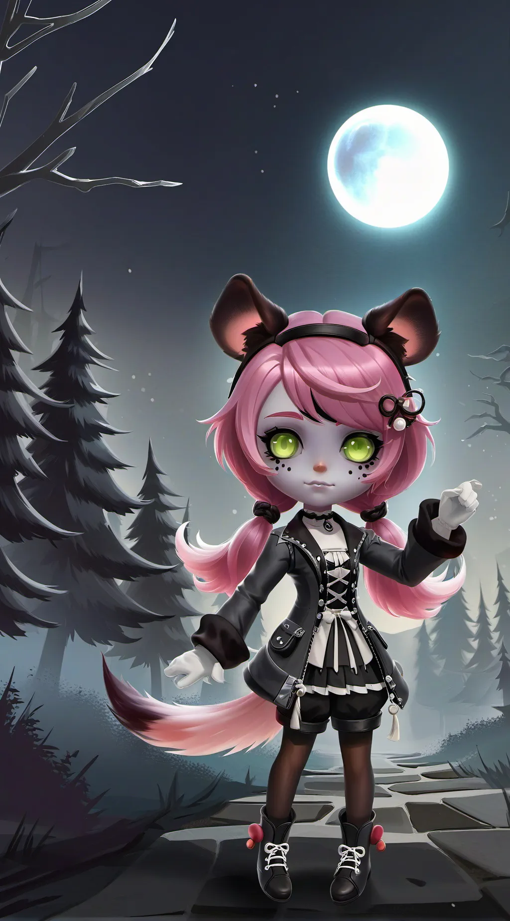 ai character: animatronic rat background