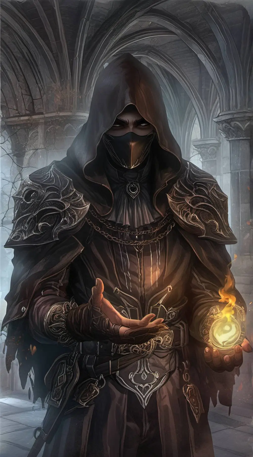 ai character: Garrett  background