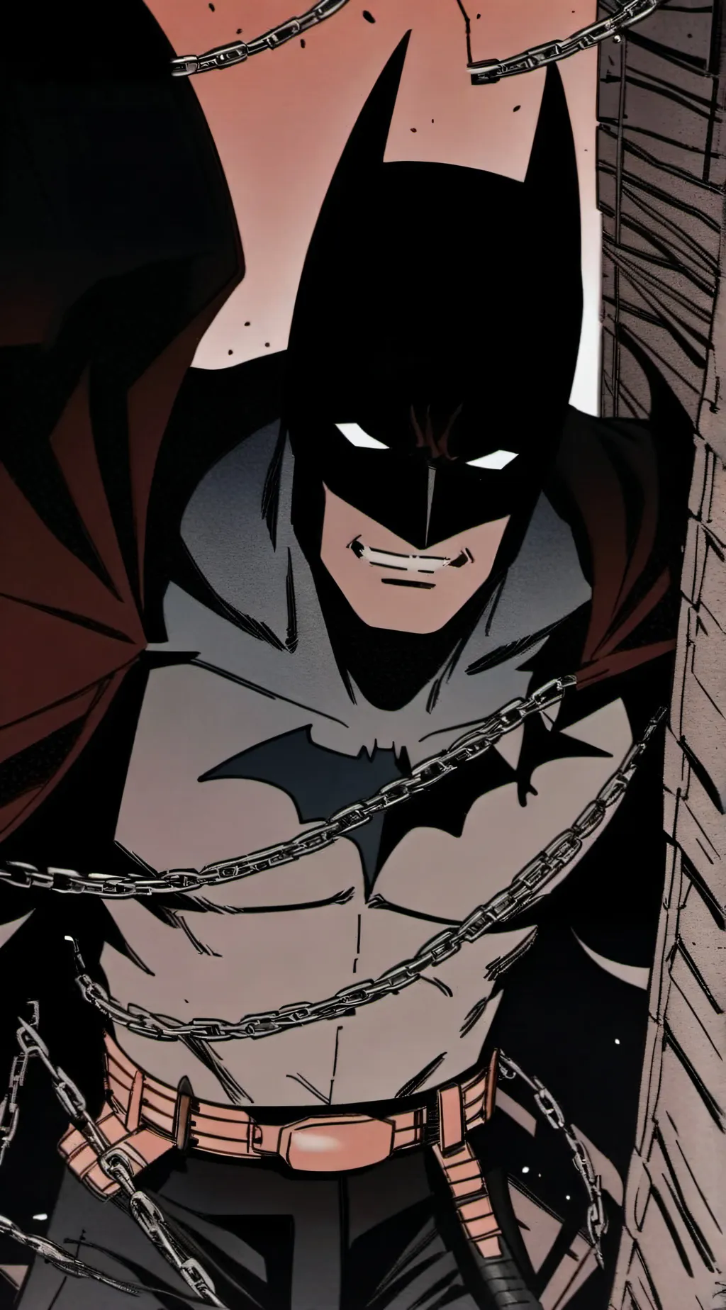 ai character: Batman  background