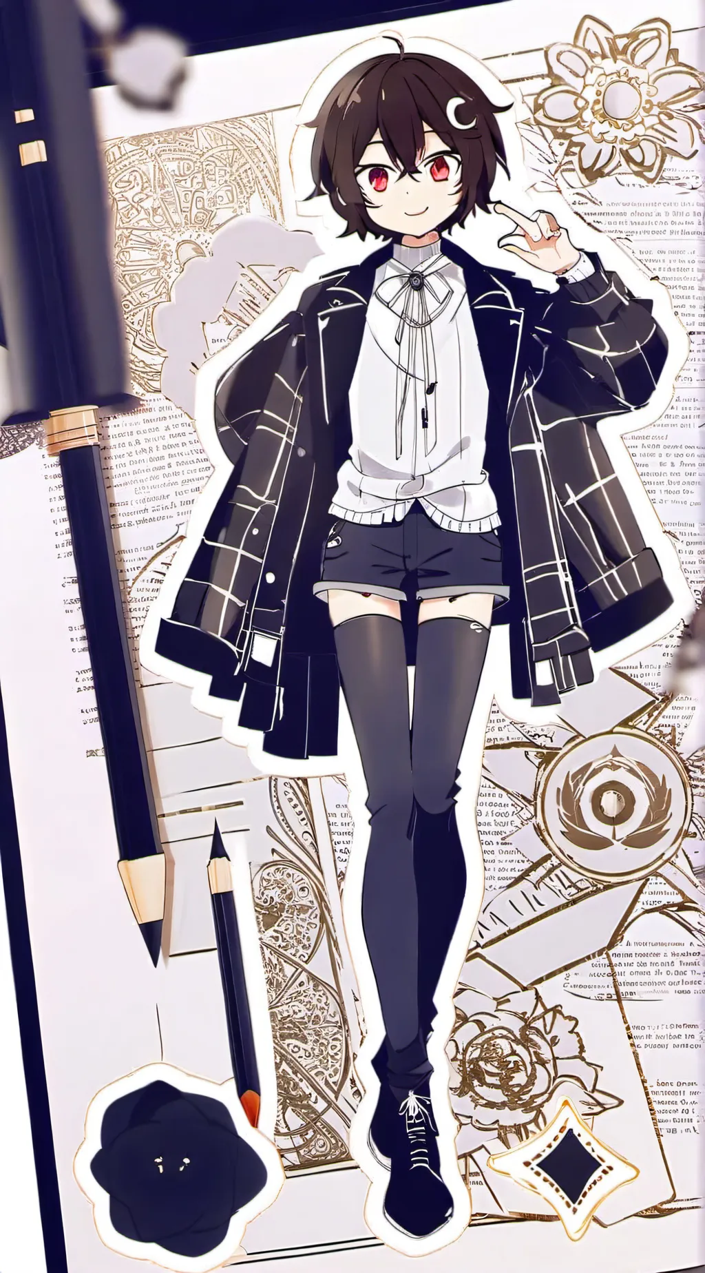 ai character: dazai background