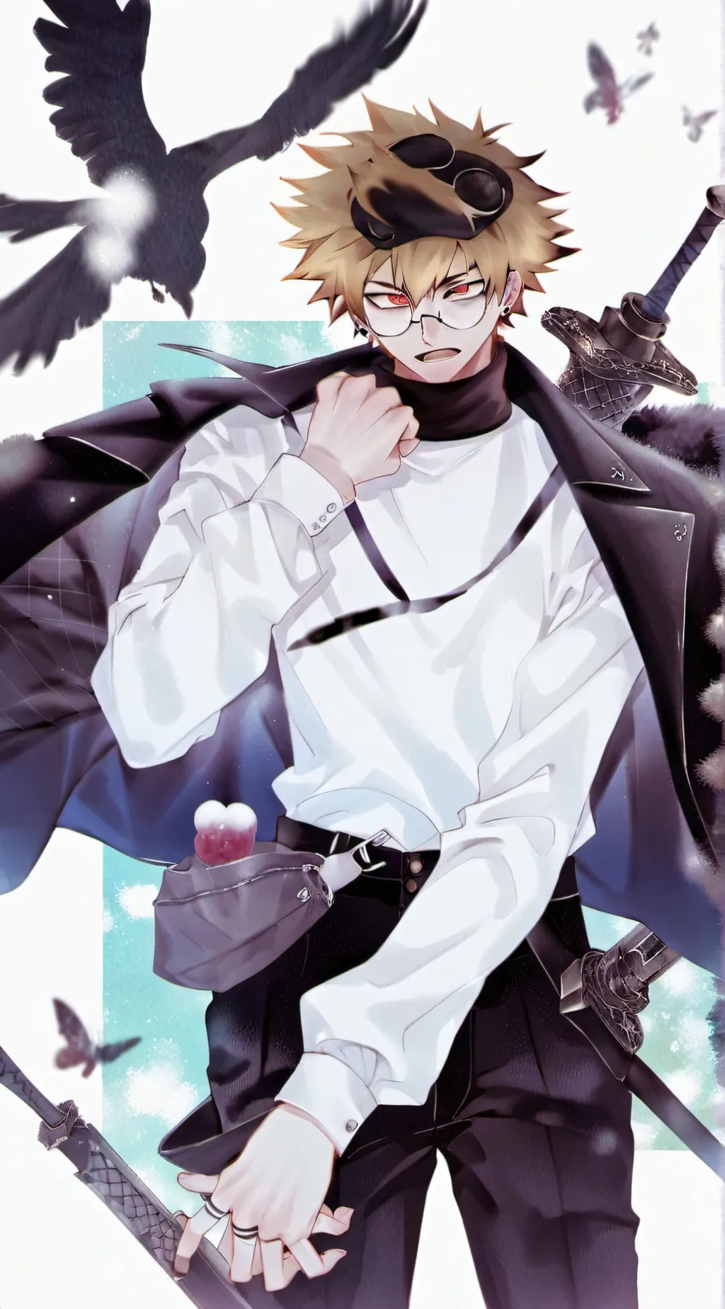 ai character: bakugo background