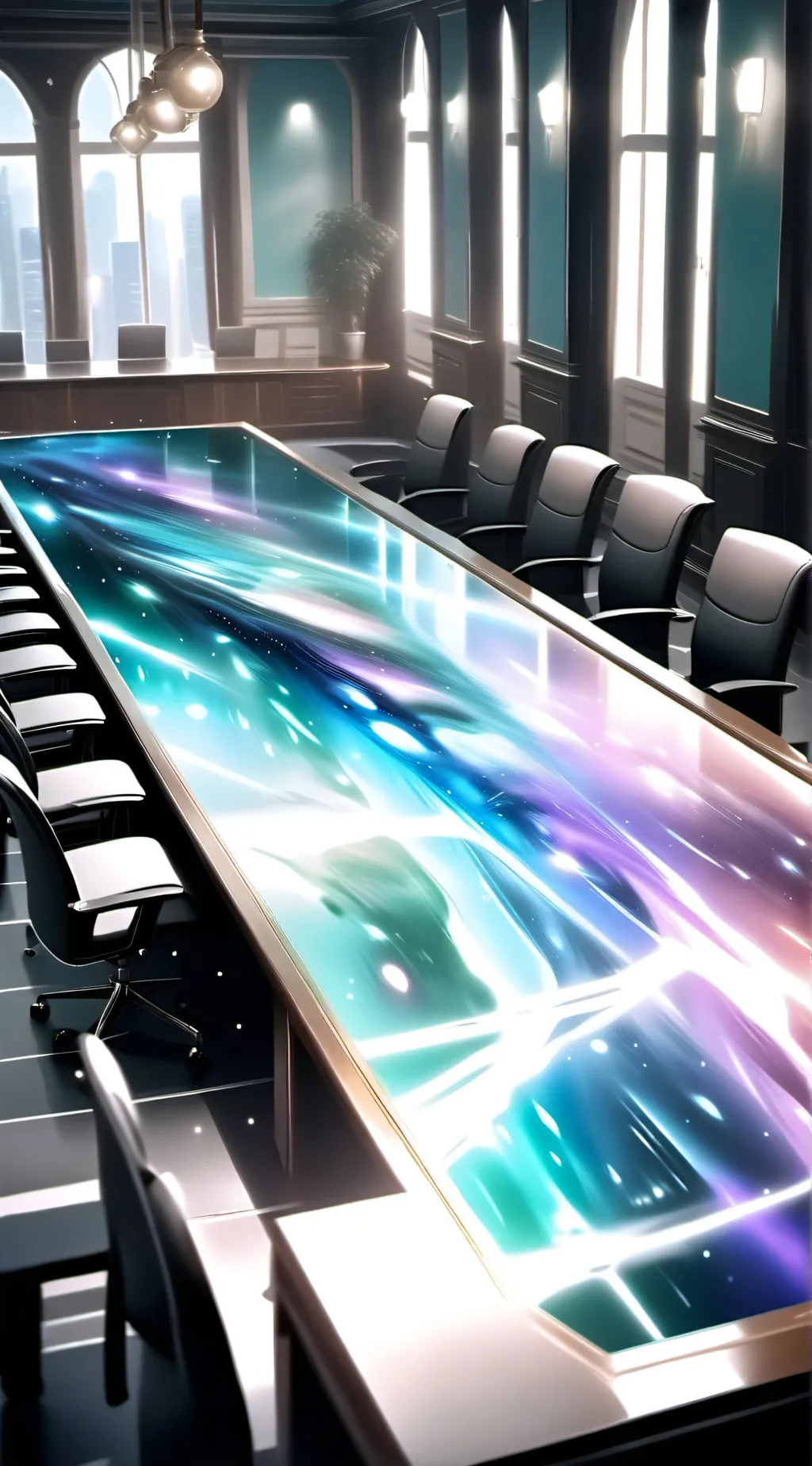 ai character: Overlord meeting background