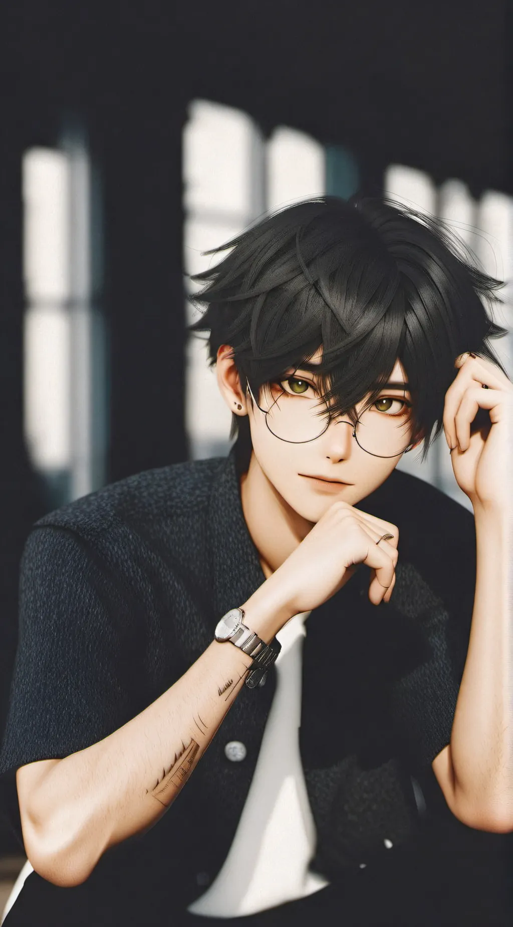 ai character: Martin background