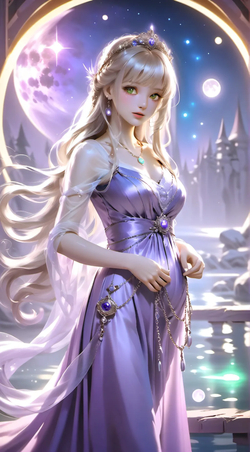 ai character: Lona background