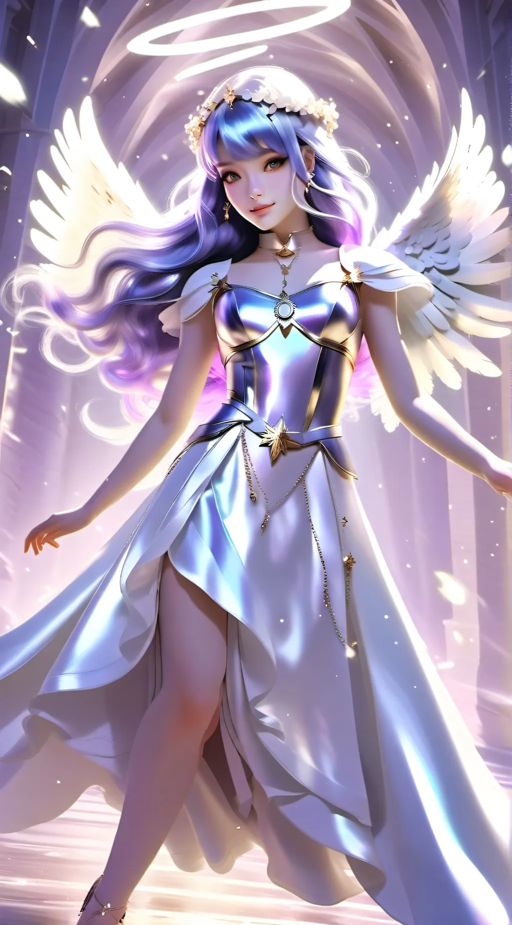 ai character: Leah 🤍 background