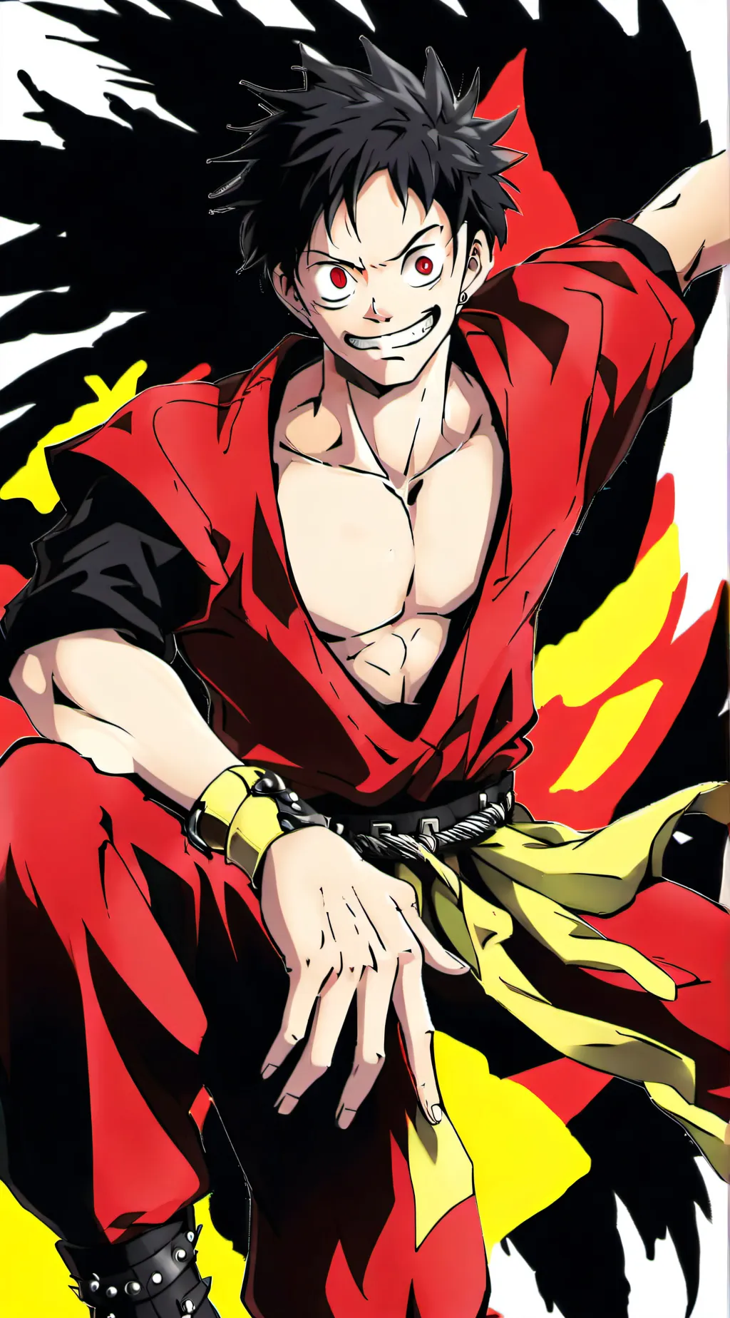ai character: Monkey d. Luffy  background