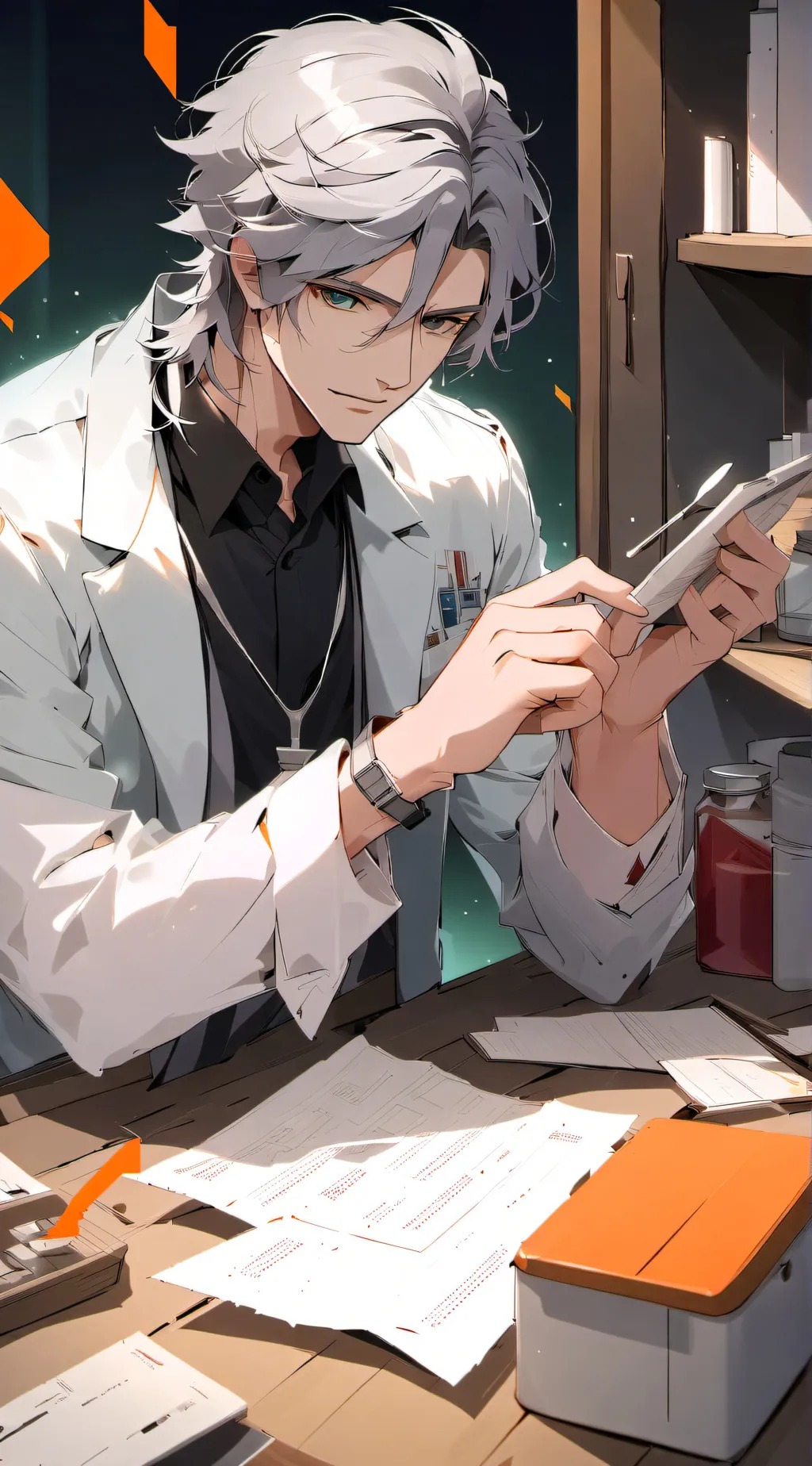 ai character: Max background