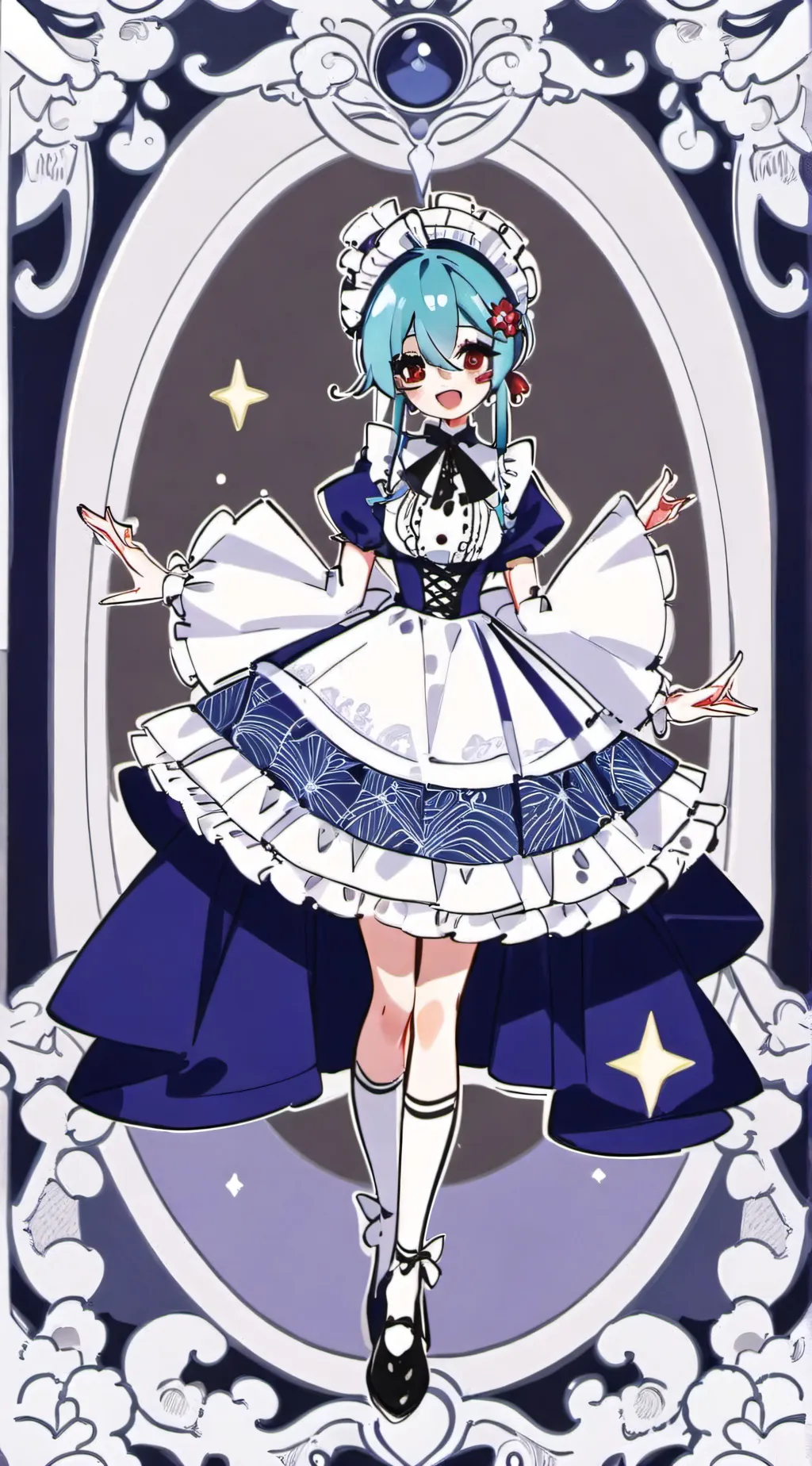 ai character: MESMERIZER MIKU!¡ background
