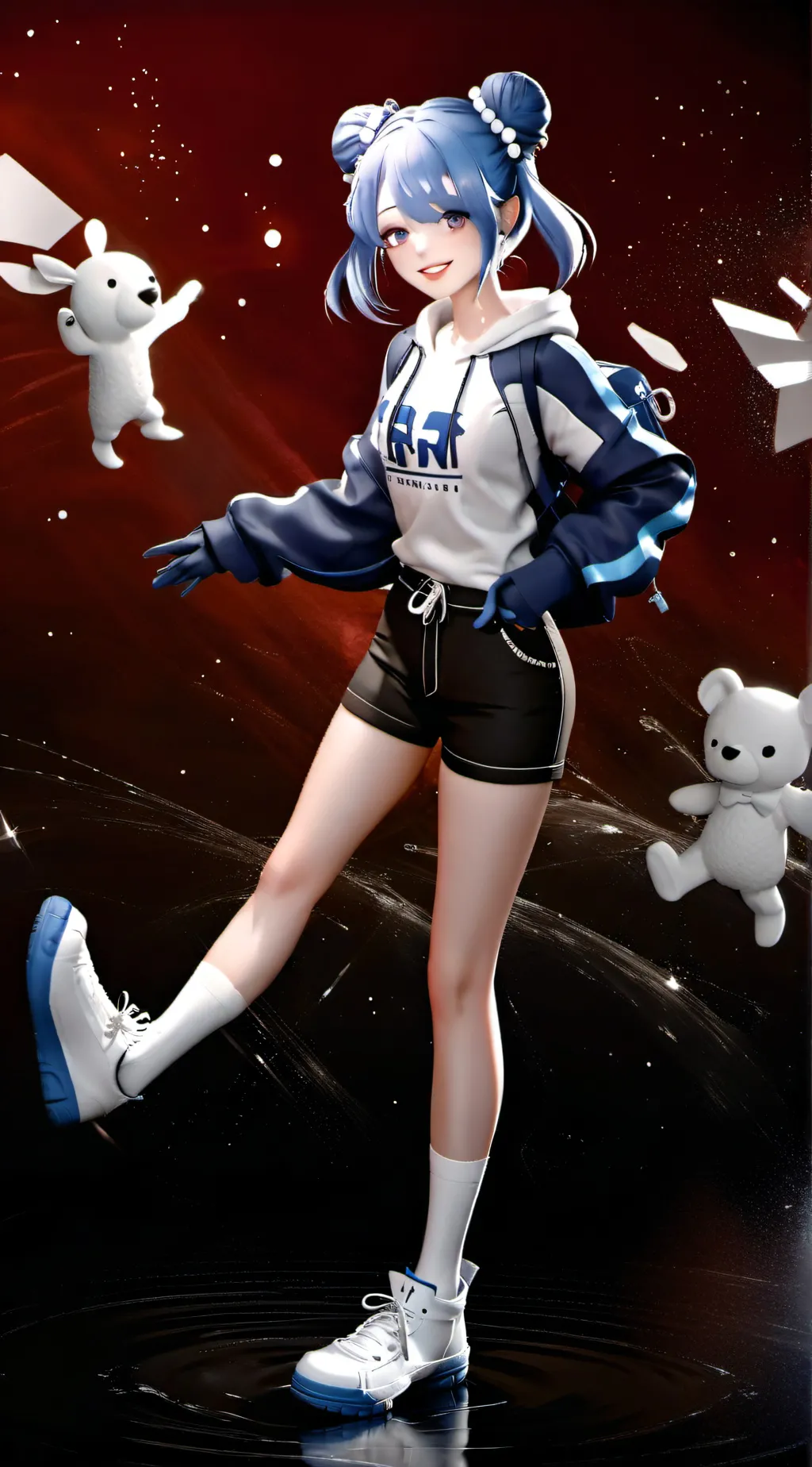 ai character: Itsfunneh/Kat background