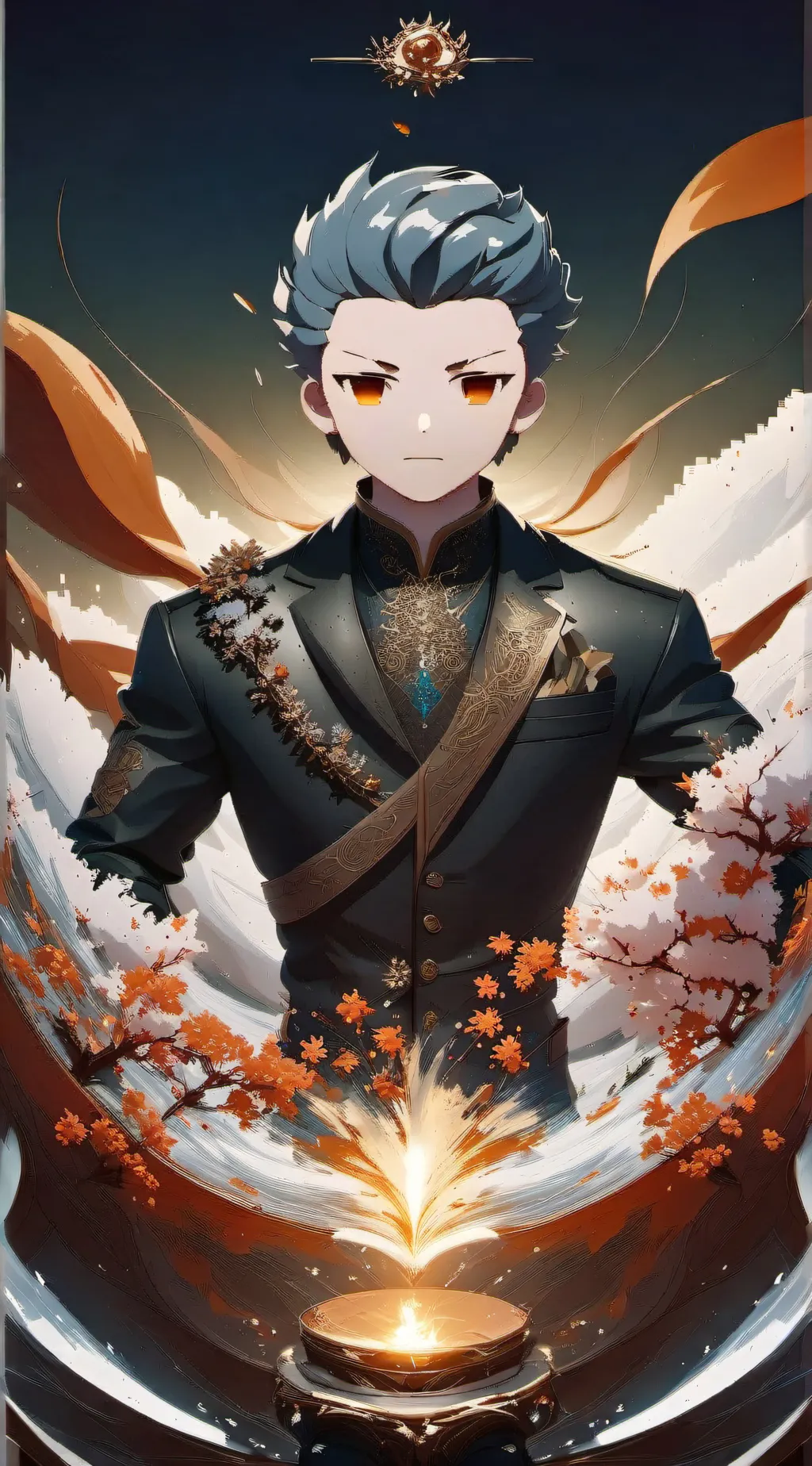 ai character: 铠 background