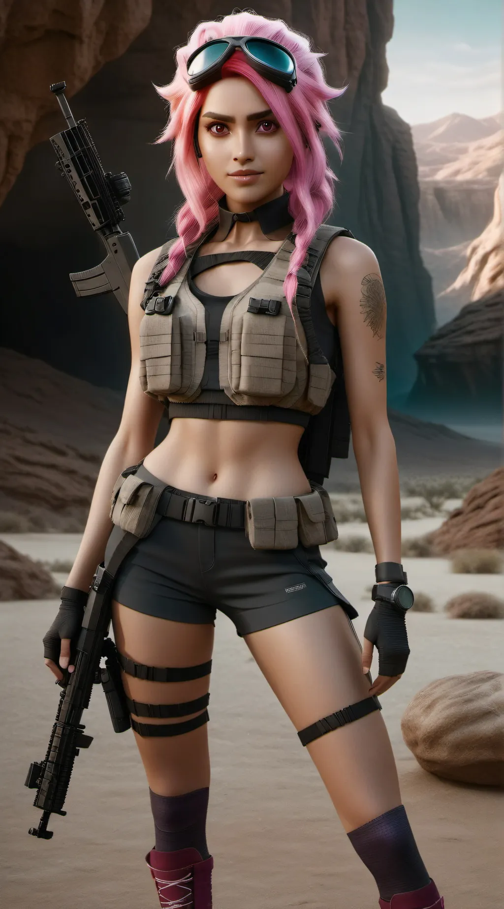 ai character: Brite Raider background