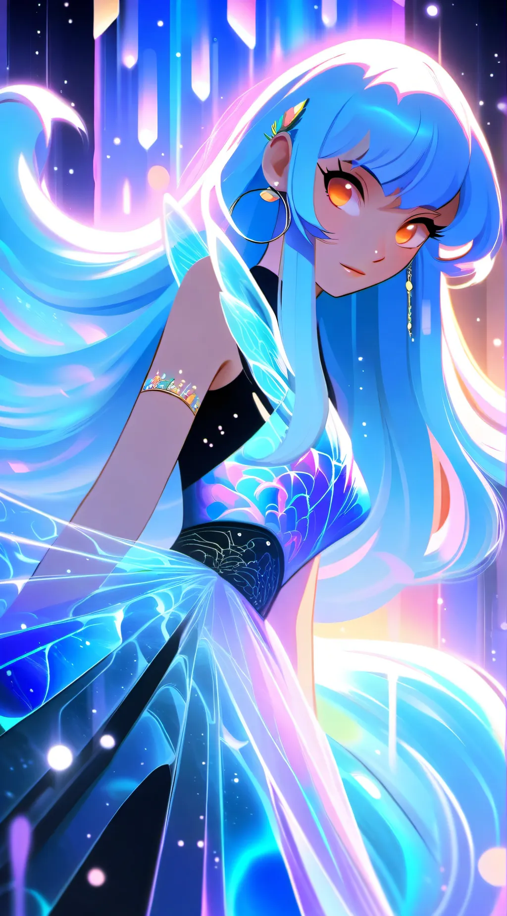 ai character: demon slayer  background