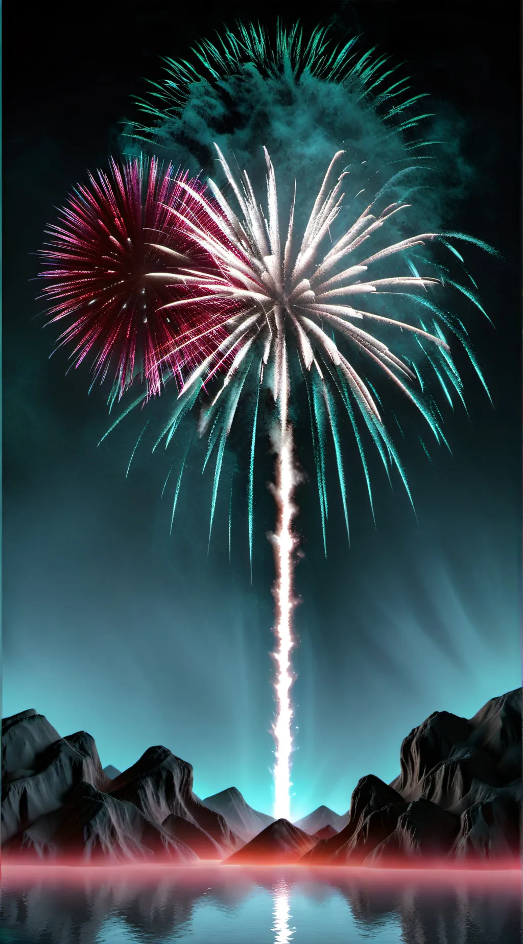 ai character: 4 or july(night) background