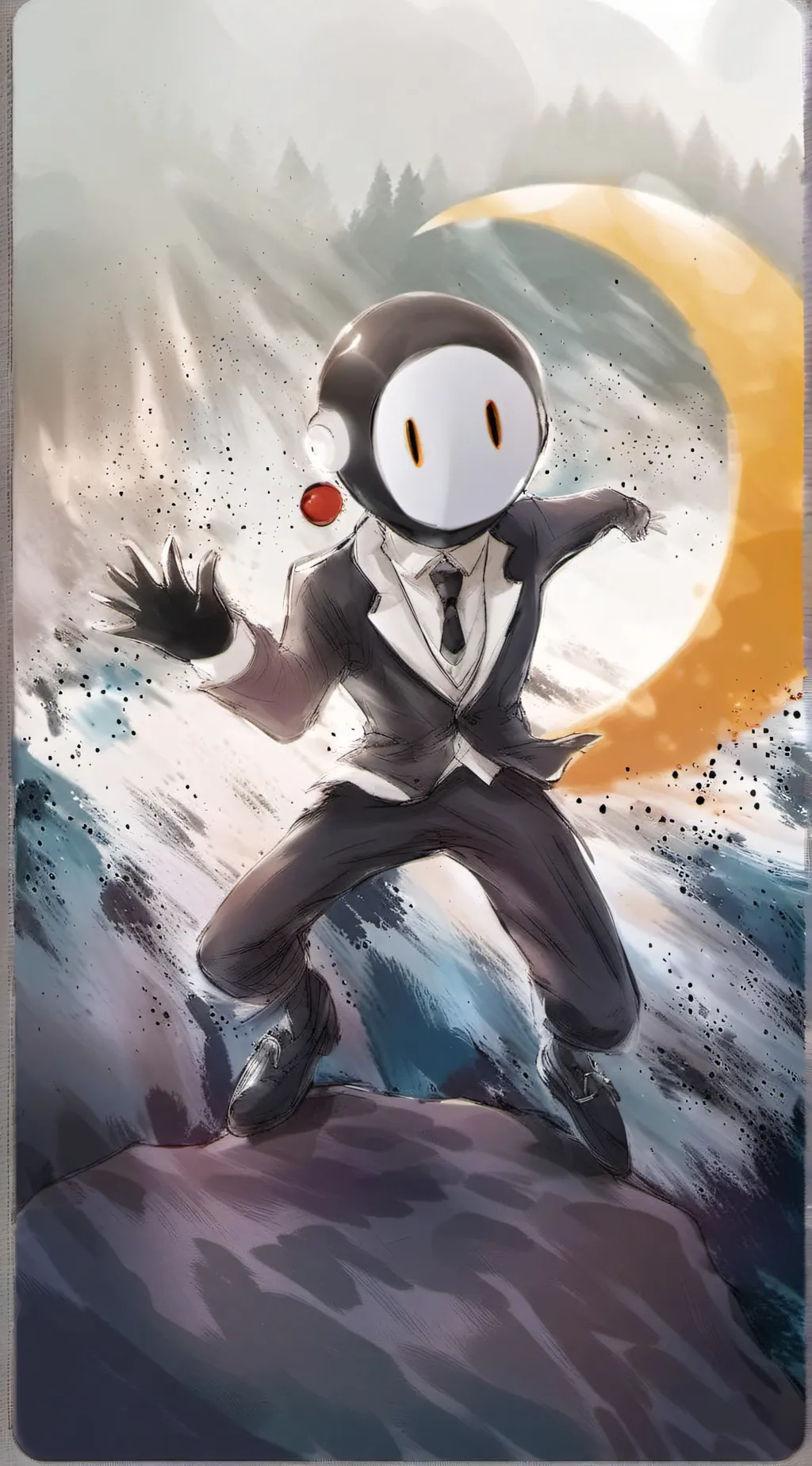 ai character: Bendy background