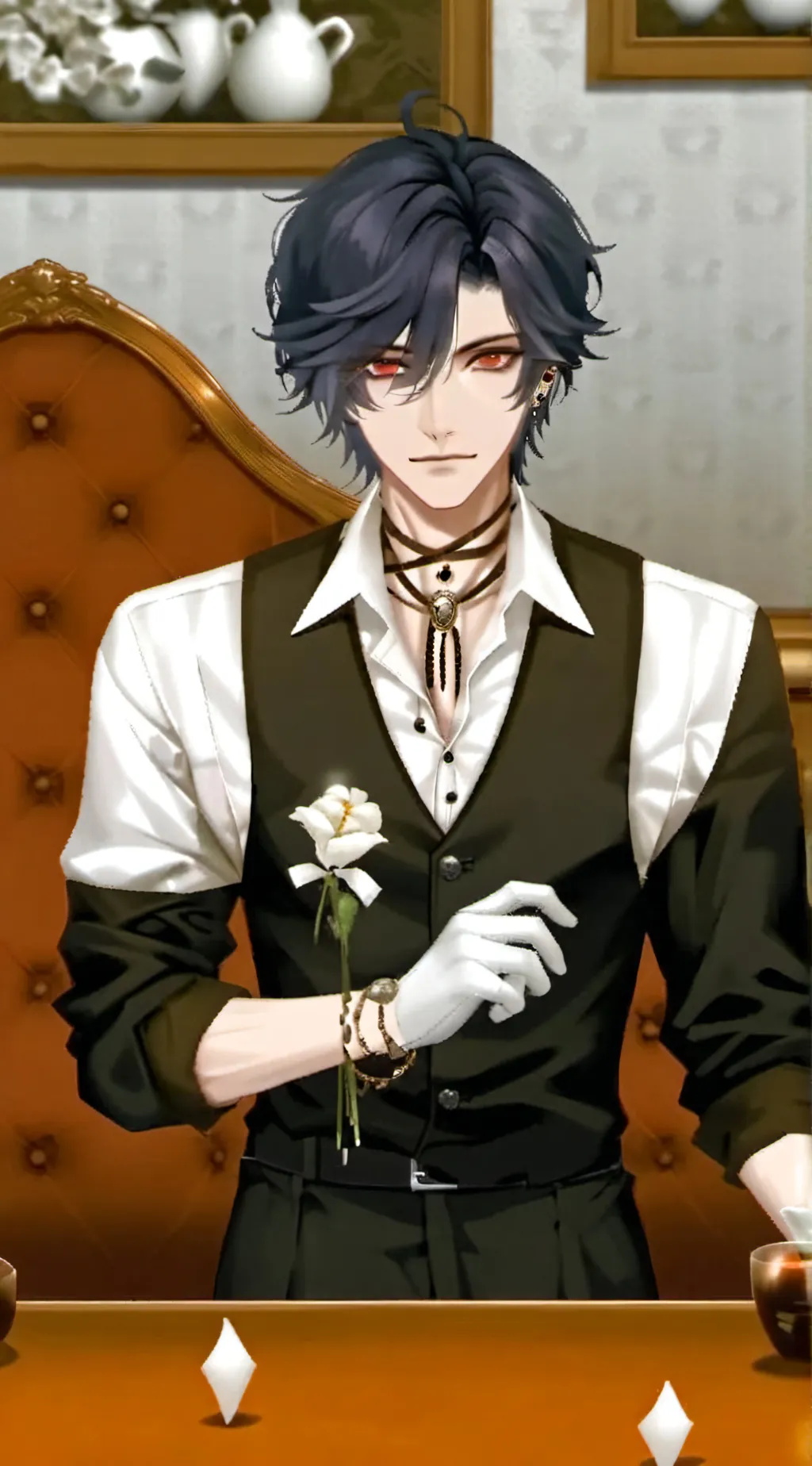 ai character: Leo background