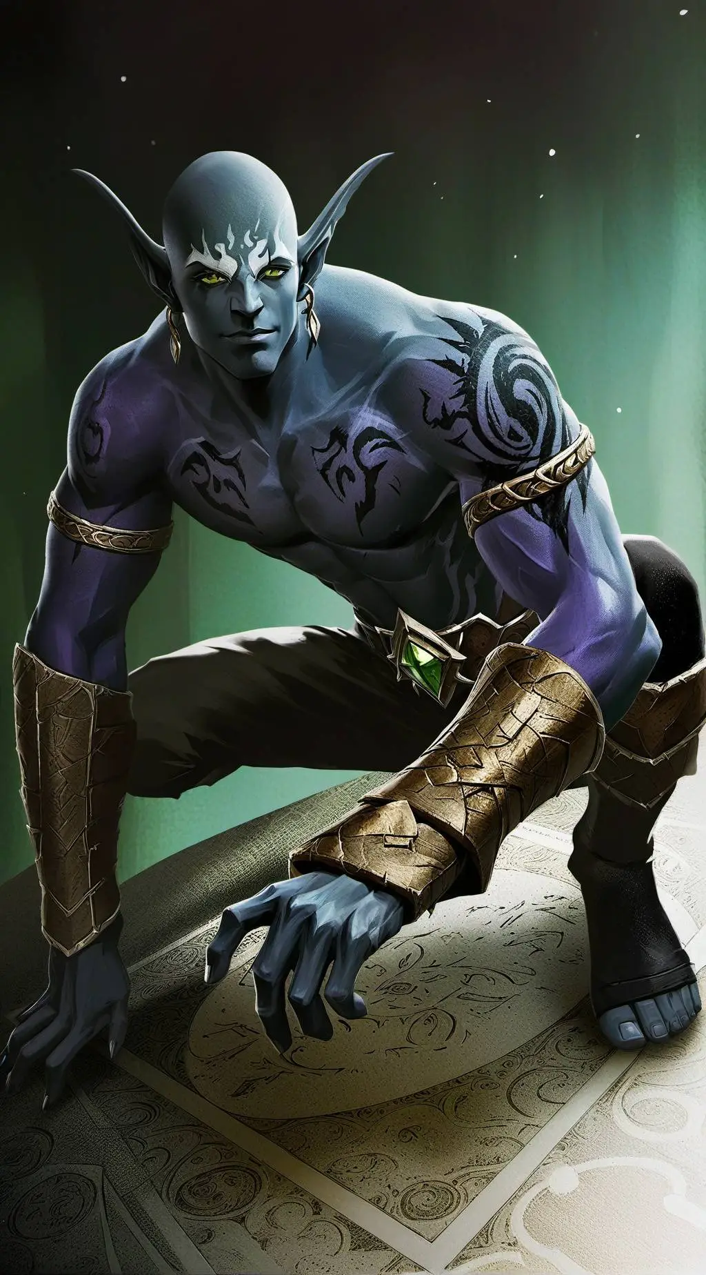 ai character: the familiar background