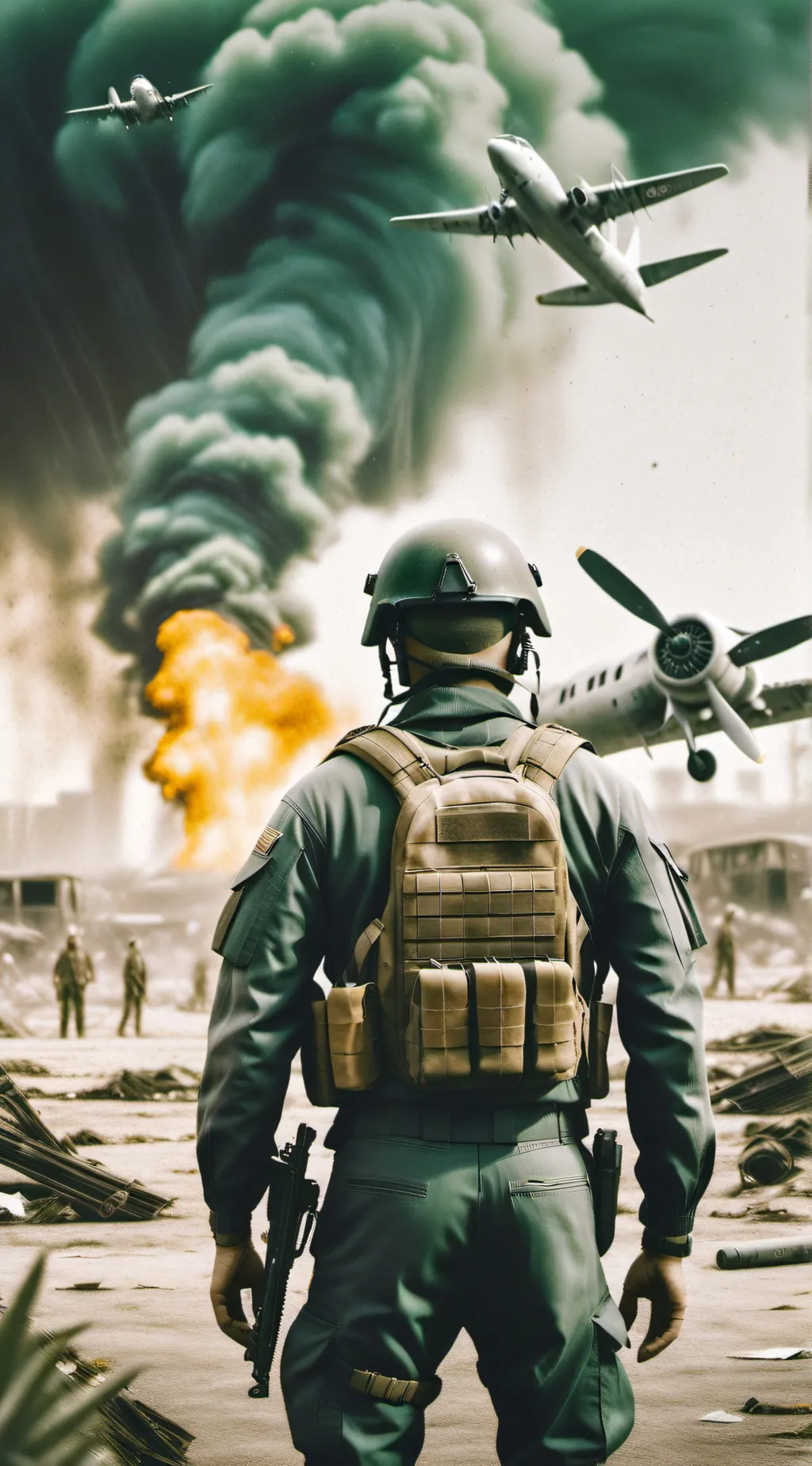 ai character: Enemy of my enemy background