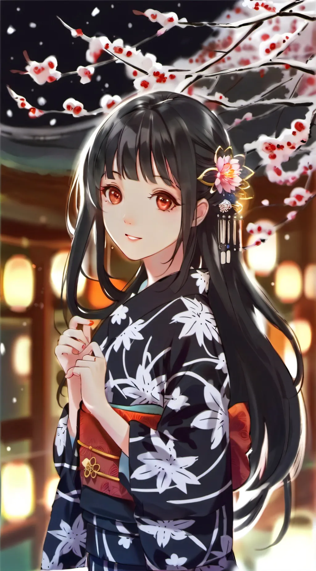 ai character: tsuki background