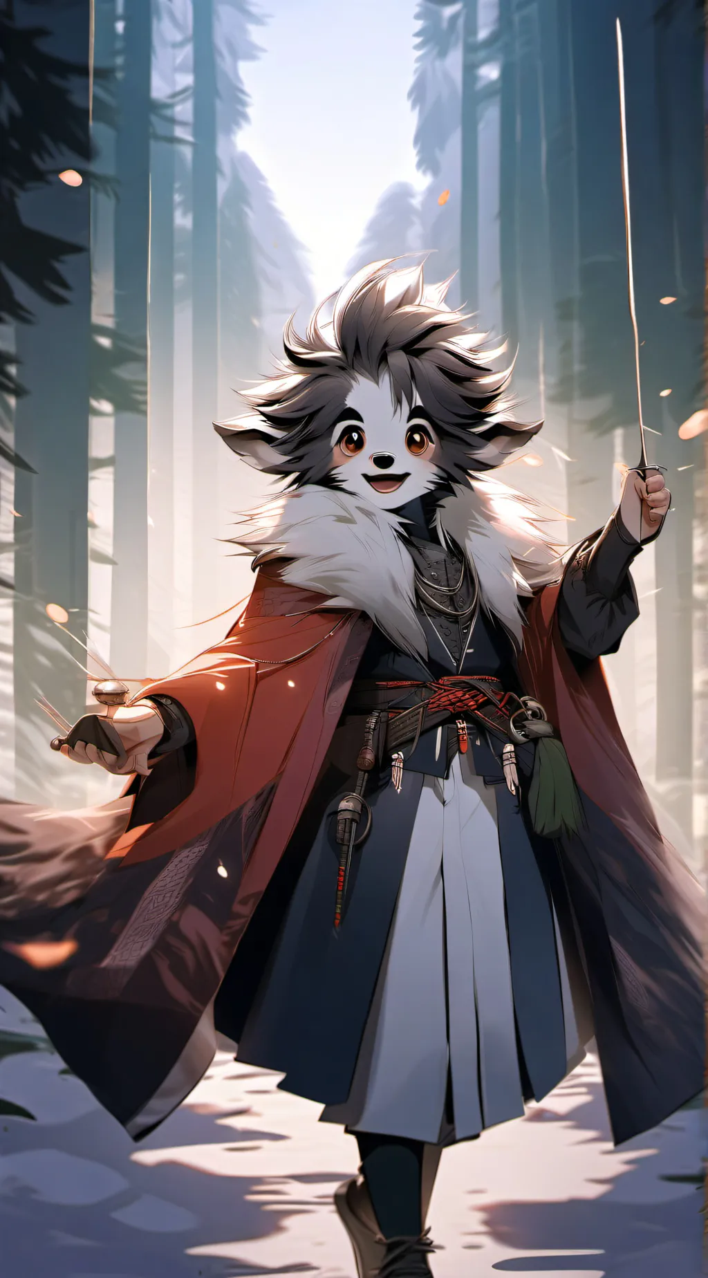 ai character: w background