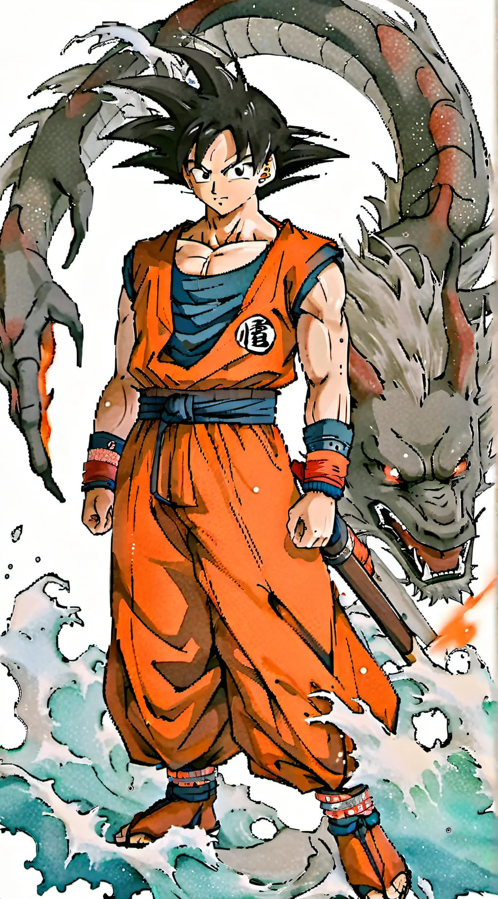 ai character: Goku background